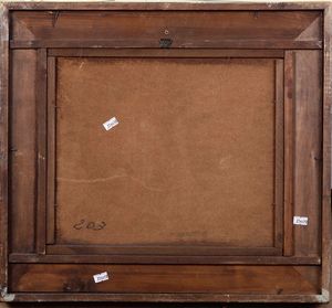 Pittore del XX secolo Pendio roccioso sul mare  - Asta Dipinti del XIX e XX secolo | Cambi Time - Associazione Nazionale - Case d'Asta italiane