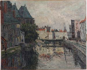 ,Andrè Wilder : Canale  - Asta Dipinti del XIX e XX secolo | Cambi Time - Associazione Nazionale - Case d'Asta italiane