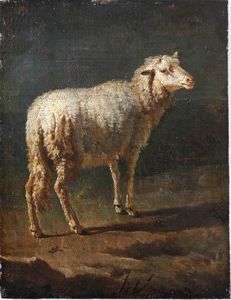 Ambito dei Fratelli Palizzi Pecora  - Asta Dipinti del XIX e XX secolo | Cambi Time - Associazione Nazionale - Case d'Asta italiane