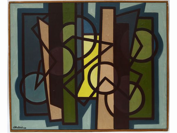 ,Osvaldo Medici Del Vascello : Le macchine n 13 1961  - Asta Arte Moderna e Contemporanea - Associazione Nazionale - Case d'Asta italiane