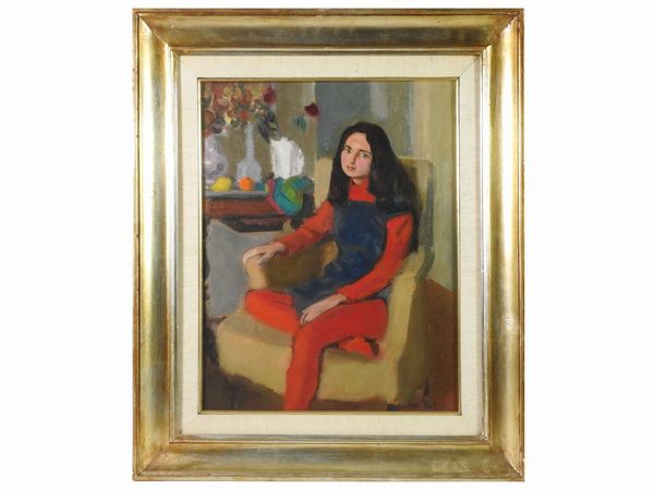 ,Ugo Vittore Bartolini : Ivana 1972  - Asta Arte Moderna e Contemporanea - Associazione Nazionale - Case d'Asta italiane