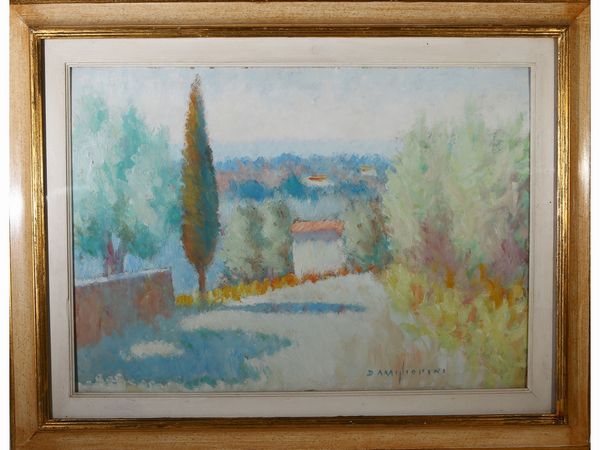 ,Dino Migliorini : Paesaggio campestre  - Asta Arte Moderna e Contemporanea - Associazione Nazionale - Case d'Asta italiane