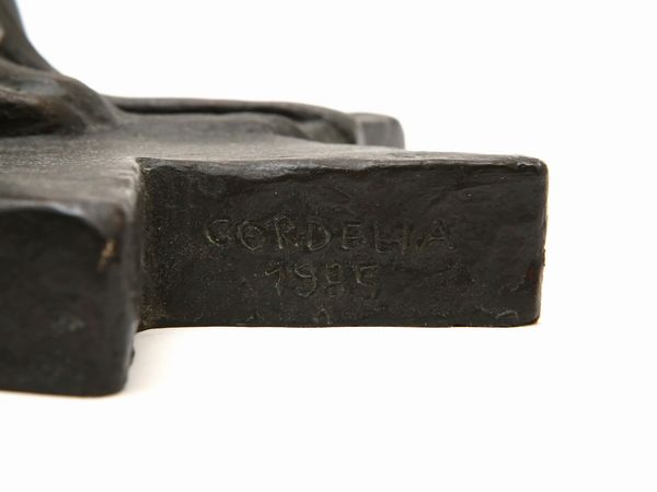 ,Cordelia Von Den Steinen : Composizione con figura 1995  - Asta Arte Moderna e Contemporanea - Associazione Nazionale - Case d'Asta italiane