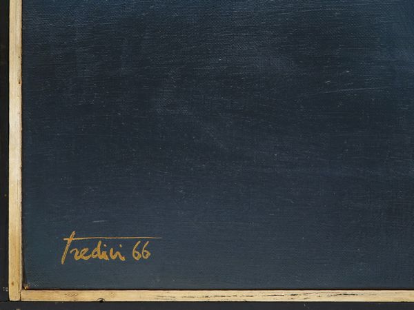 ,Piero Tredici : Contro il vetro della finestra 1966  - Asta Arte Moderna e Contemporanea - Associazione Nazionale - Case d'Asta italiane