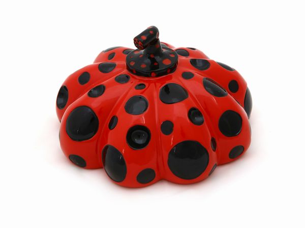 ,Yayoi Kusama : Pumpkin Naoshima (Black/Red)  - Asta Arte Moderna e Contemporanea - Associazione Nazionale - Case d'Asta italiane