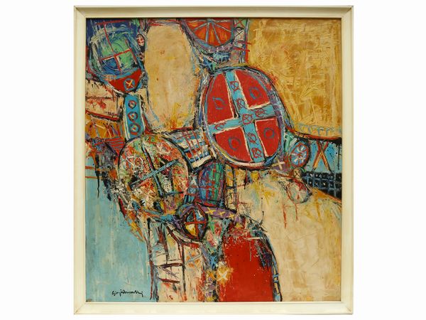 ,Giorgio Albertini : Composizione  - Asta Arte Moderna e Contemporanea - Associazione Nazionale - Case d'Asta italiane