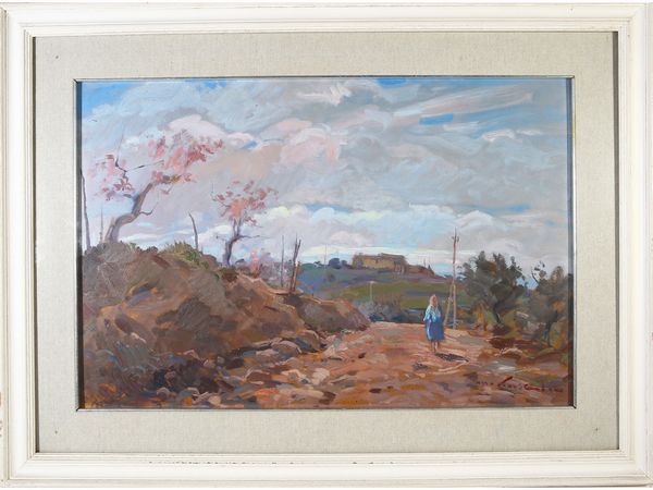 ,Masaniello Luschi : Primavera  - Asta Arte Moderna e Contemporanea - Associazione Nazionale - Case d'Asta italiane