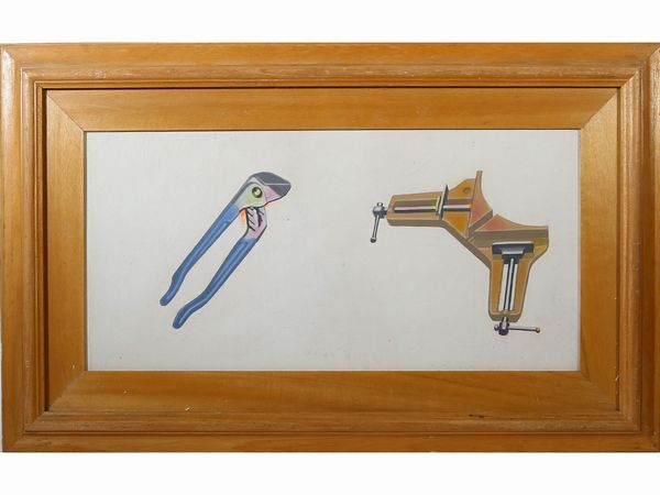 ,Luca Alinari : Composizione 1978  - Asta Arte Moderna e Contemporanea - Associazione Nazionale - Case d'Asta italiane