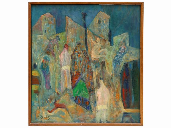 ,Carlo Zanoletti : Composizione  - Asta Arte Moderna e Contemporanea - Associazione Nazionale - Case d'Asta italiane