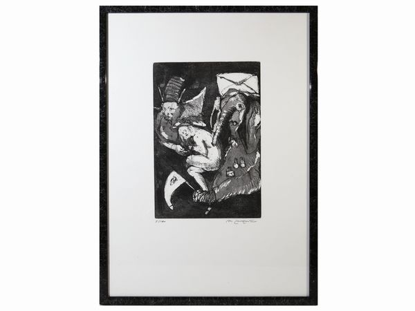 Lotto di grafica  - Asta Arte Moderna e Contemporanea - Associazione Nazionale - Case d'Asta italiane