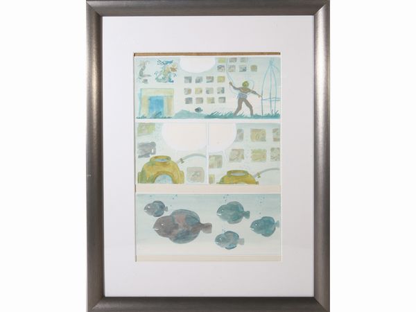 ,Studio Pratt : Mu, la citt perduta  - Asta Arte Moderna e Contemporanea - Associazione Nazionale - Case d'Asta italiane