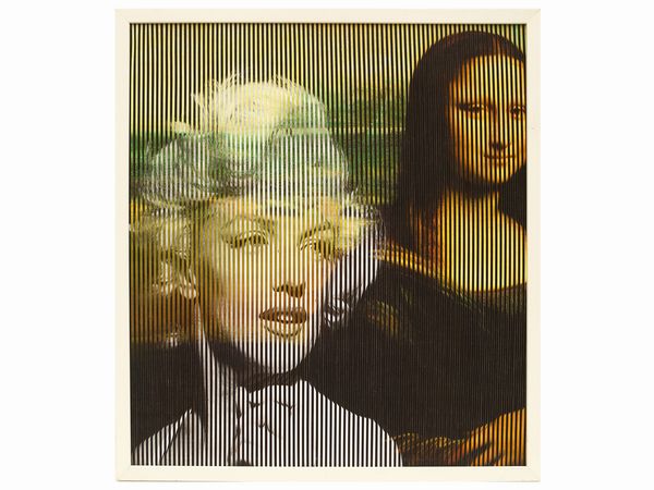 ,Malipiero : Osmosi - Marilyn Monroe Monna Lisa (Leonardo) 2015  - Asta Arte Moderna e Contemporanea - Associazione Nazionale - Case d'Asta italiane