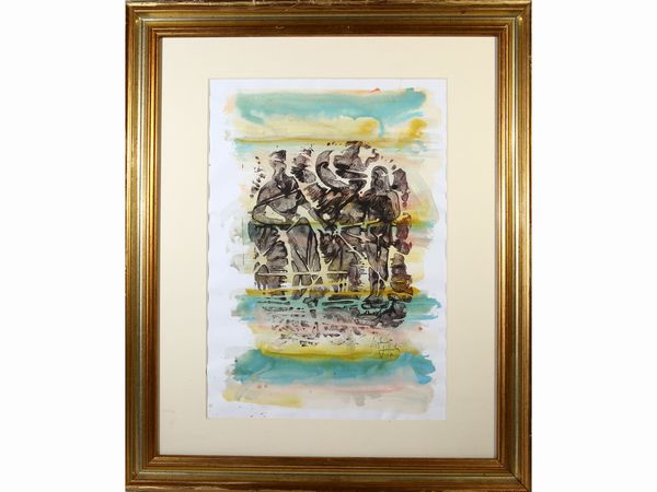 ,Massimo Podestà : Turchese 2017  - Asta Arte Moderna e Contemporanea - Associazione Nazionale - Case d'Asta italiane