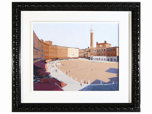 ,Claudio Cionini : Piazza del Campo 2021  - Asta Arte Moderna e Contemporanea - Associazione Nazionale - Case d'Asta italiane