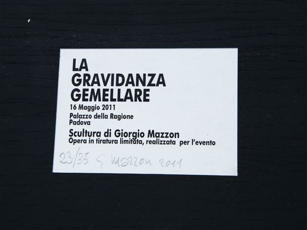 ,Giorgio Mazzon : La grividaza gemellare 2011  - Asta Arte Moderna e Contemporanea - Associazione Nazionale - Case d'Asta italiane