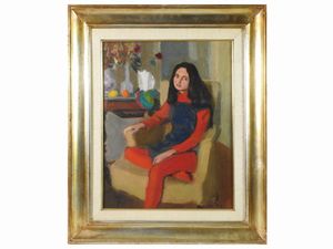 ,Ugo Vittore Bartolini : Ivana 1972  - Asta Arte Moderna e Contemporanea - Associazione Nazionale - Case d'Asta italiane