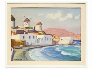 ,Armeno Mattioli - Paesaggio marino 1933