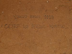 ,Vinicio Berti : Oltre lo spazio positivo1958  - Asta Arte Moderna e Contemporanea - Associazione Nazionale - Case d'Asta italiane