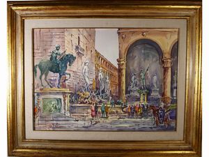,Giovanni Ospitali - Piazza della Signoria