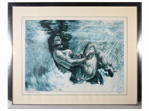 Lotto di grafica: Carlo Santachiara, Ernesto Treccani e Bruno Saetti  - Asta Arte Moderna e Contemporanea - Associazione Nazionale - Case d'Asta italiane