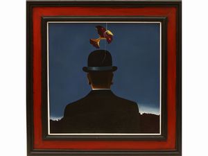 ,Piero Panza - Uomo con bombetta