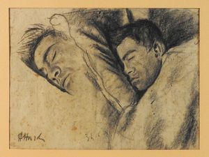 ,UGO ATTARDI - Studio per ritratto maschile