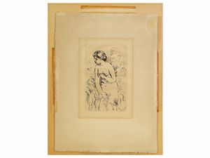 ,Pierre-Auguste Renoir - Baigneuse debout a` mi-jambes
