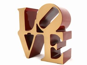 ,ROBERT INDIANA - Love Red Gold