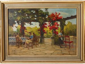 ,Giovanni Zangrando - Convivio d'estate in terrazza