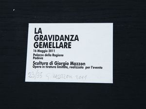 ,Giorgio Mazzon : La grividaza gemellare 2011  - Asta Arte Moderna e Contemporanea - Associazione Nazionale - Case d'Asta italiane