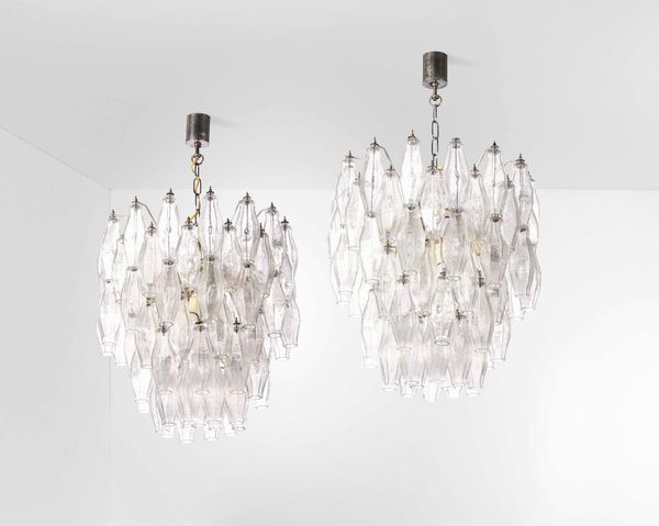 Coppia di lampade a sospensione  - Asta Design - Associazione Nazionale - Case d'Asta italiane