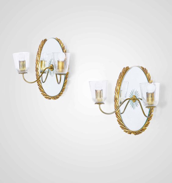 Coppia di lampade a parete  - Asta Design - Associazione Nazionale - Case d'Asta italiane