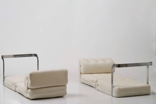 Due poltrone chaise longue  - Asta Design - Associazione Nazionale - Case d'Asta italiane