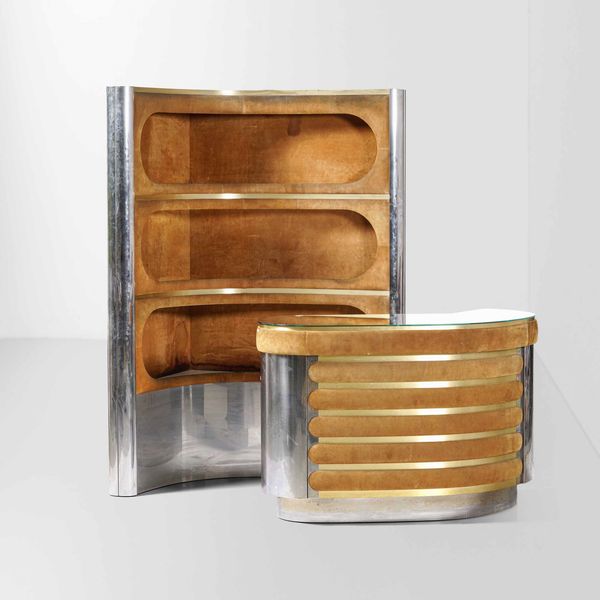 Mobile bar composto da due elementi  - Asta Design - Associazione Nazionale - Case d'Asta italiane