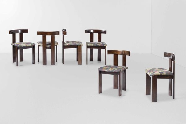 Sei sedie in legno  - Asta Design - Associazione Nazionale - Case d'Asta italiane