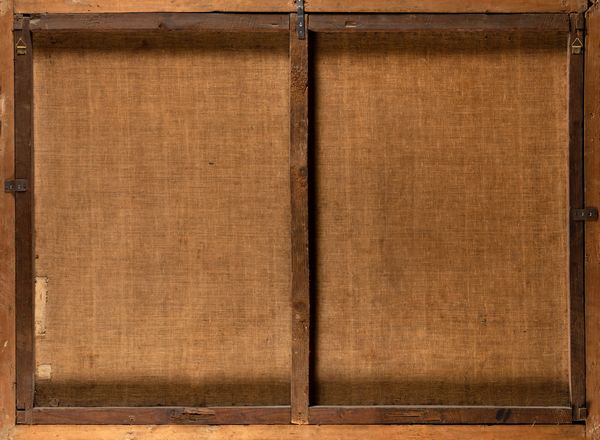 ,Scuola napoletana, secolo XVII : Mele, uva, asparagi, vaso di fiori en plein air  - Asta Dipinti e Disegni Antichi - Associazione Nazionale - Case d'Asta italiane