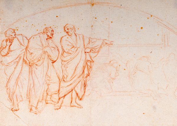 Due disegni di scuola romana, secolo XVII  - Asta Dipinti e Disegni Antichi - Associazione Nazionale - Case d'Asta italiane