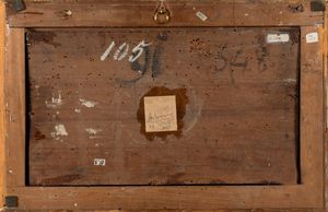 ,Jan de Momper, detto Monsù X : Marina in tempesta con astanti in riva  - Asta Dipinti e Disegni Antichi - Associazione Nazionale - Case d'Asta italiane