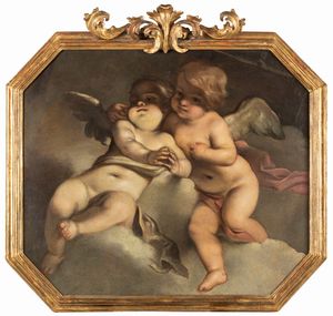 ,Scuola emiliana, secolo XVIII - Putti