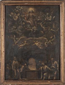 ,Scuola lombarda, secolo XVII - Assunzione della Vergine