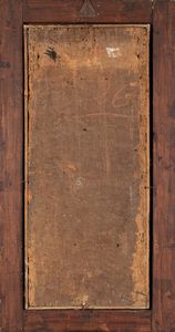 ,Pittore popolare, secolo XV, e restauratore moderno : San Francesco e Santa Chiara (en pendant)  - Asta Dipinti e Disegni Antichi - Associazione Nazionale - Case d'Asta italiane