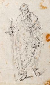 ,Attribuito a Giuseppe Ghezzi (Comunanza 1634 – Roma 1721) - San Paolo