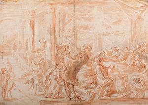 ,Scuola napoletana, secolo XVIII - Ultima cena