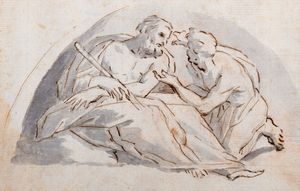 ,Pietro Antonio de Pietri - Lotto di tre disegni:
