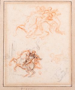 ,Guillaume Courtois - Due studi per la caduta di San Paolo