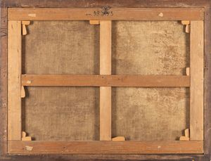 ,Scuola emiliana, fine secolo XVII - inizio secolo XVIII : Composizione di fiori con picchio en plein air  - Asta Dipinti e Disegni Antichi - Associazione Nazionale - Case d'Asta italiane