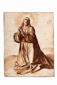 ,Giovanni Bernardino Azzolino, detto Bernardino Siciliano - Cristo nell'Orto del Getsemani