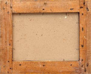 ,Scuola fiamminga, secolo XVIII : Due paesaggi costieri con velieri e astanti  - Asta Dipinti e Disegni Antichi - Associazione Nazionale - Case d'Asta italiane