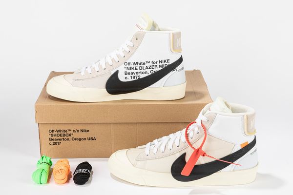 ,NIKE : Blazer Mid Off-White The Ten - Taglia US 11 EUR 45  - Asta Sneakerhead: la prima asta di sneakers in Italia - Associazione Nazionale - Case d'Asta italiane