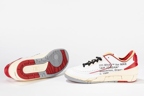 ,NIKE : Bundle Pack - Jordan 2 Retro Low SP Off-White White Red & Black Blue - Taglia US 10 EUR 44  - Asta Sneakerhead: la prima asta di sneakers in Italia - Associazione Nazionale - Case d'Asta italiane